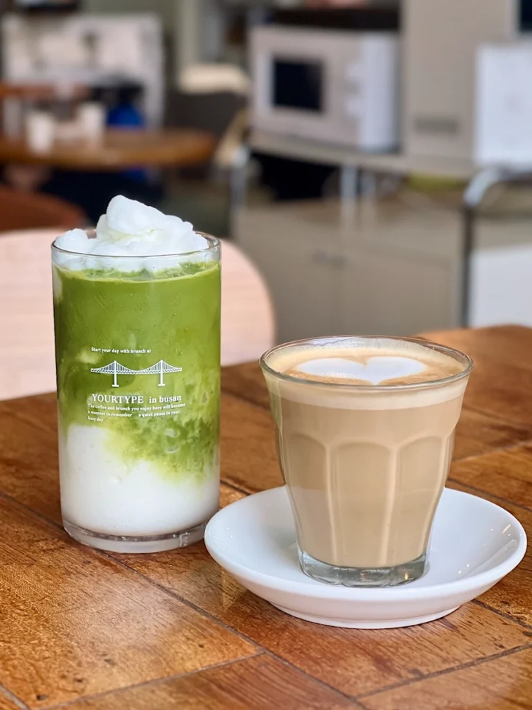 Your Type 抹茶椰奶跟拿鐵