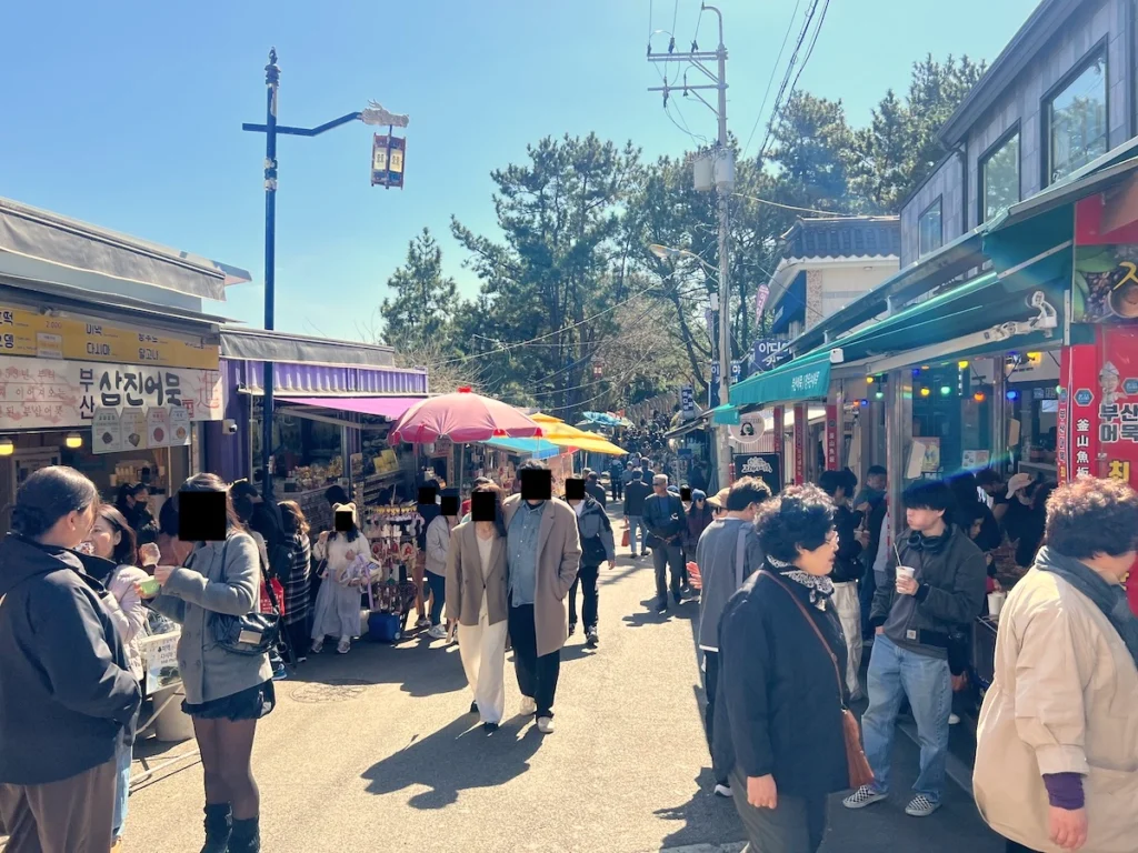 海東龍宮寺 美食商店街