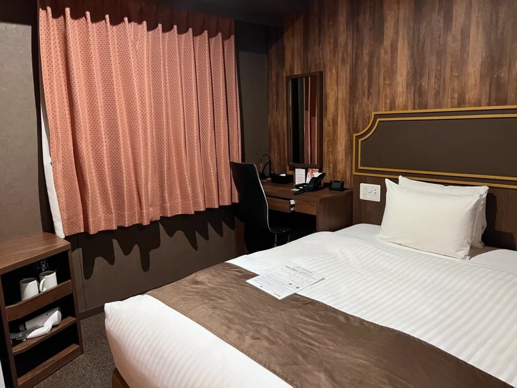 KOKO HOTEL 熊本上通 雙人床