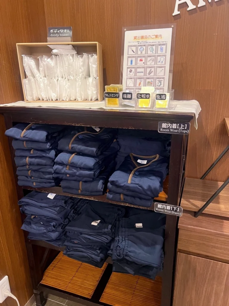 KOKO HOTEL 熊本上通 飯店澡堂衣服