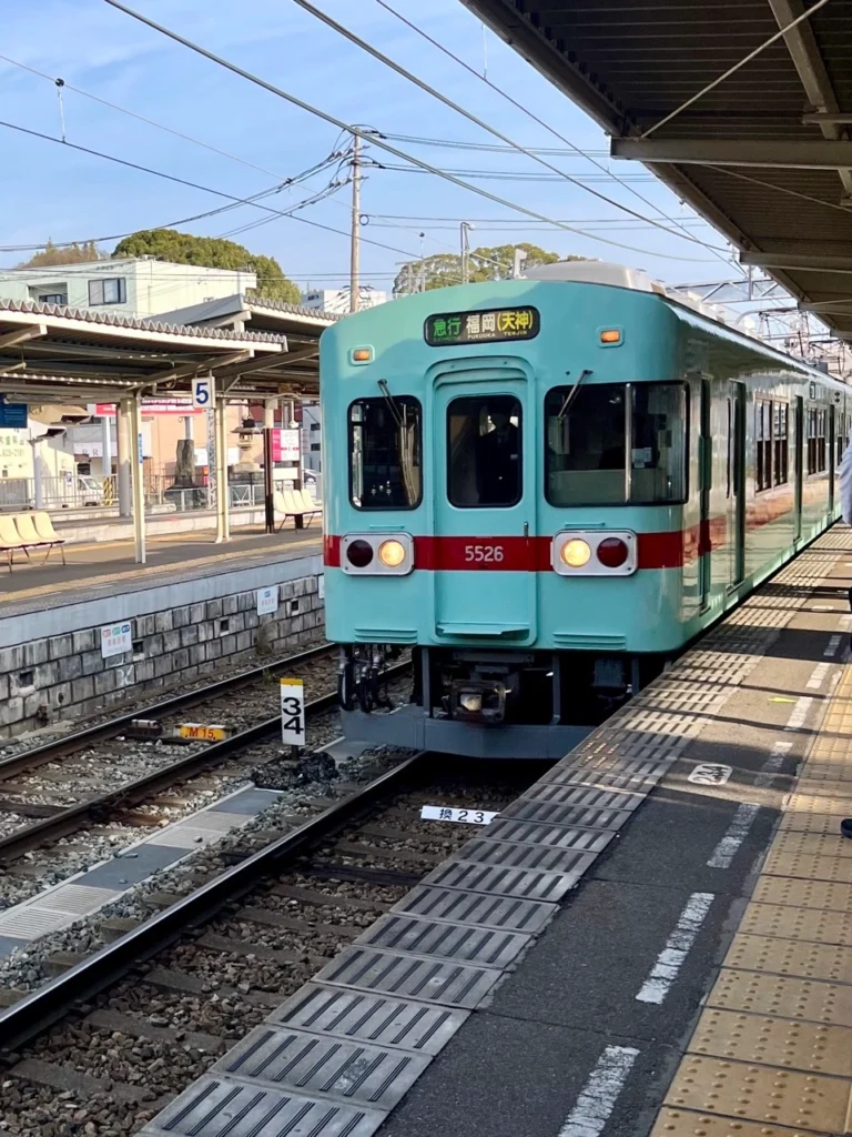 西鐵列車回福岡