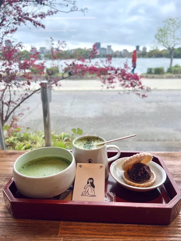 Local Sweets|Monaka + YAME Matcha