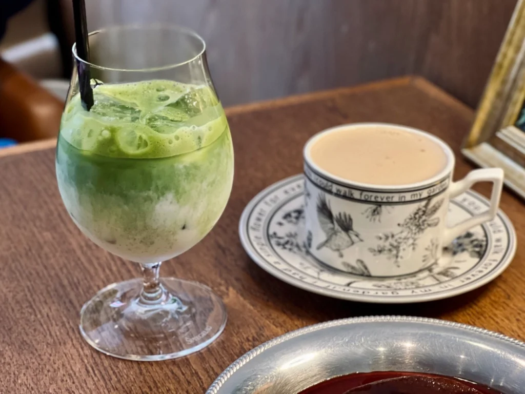福岡咖啡廳 Bonet 抹茶拿鐵