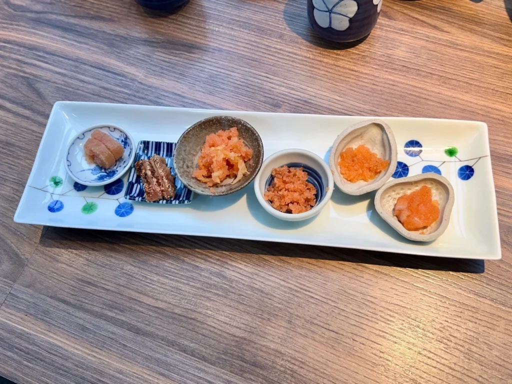 食堂おわん 六種明太子拼盤
