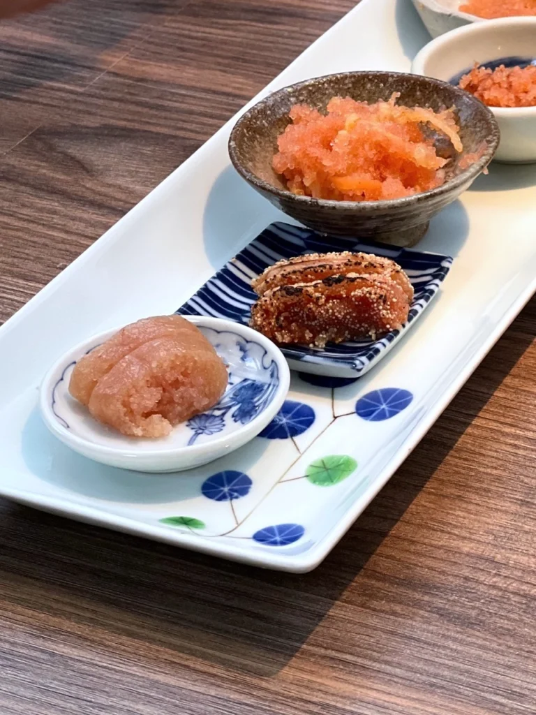 食堂おわん 明太子拼盤