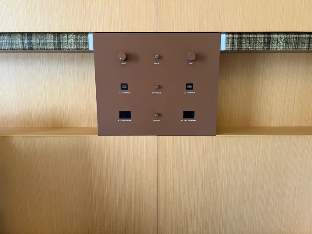 神戶蒙特利酒店 Hotel Monterey Kobe 房間插座