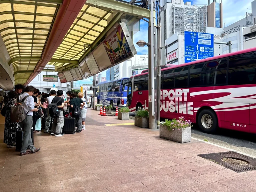 神戶三宮機場巴士乘車處
