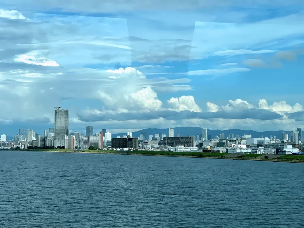 神戶機場巴士乘車風景