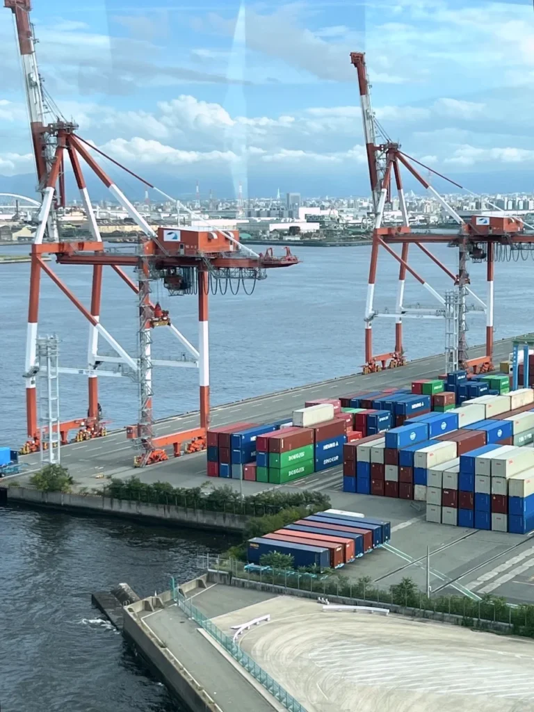 神戶機場巴士乘車風景