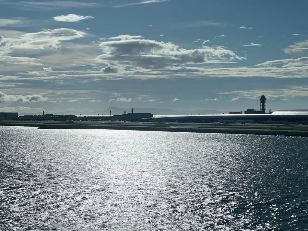 神戶機場巴士乘車風景